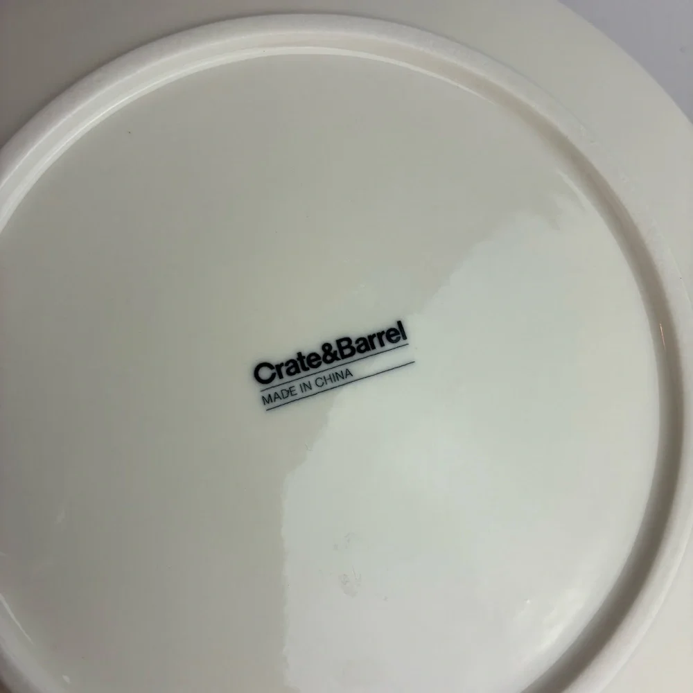 Crate & Barrel Holiday 8” Salad Plates